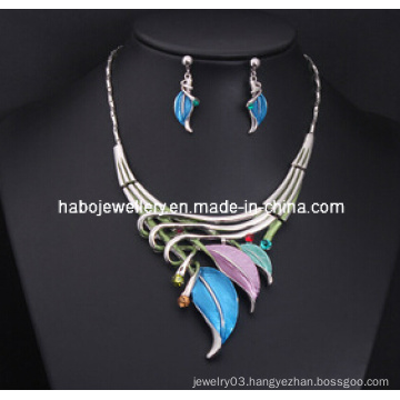 Glory Leaf Necklace Set/Fashion Jewelry Set (XJW13202)